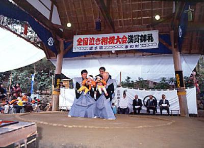 비샤몬 마츠리 전국 우는 스모 대회