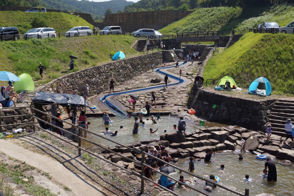 히로시마 오코노미무라 야경