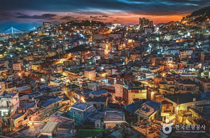 산복도로 야경(호천마을)