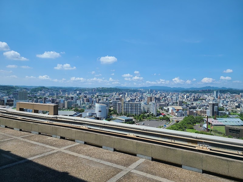 가고시마 현청 전망 로비