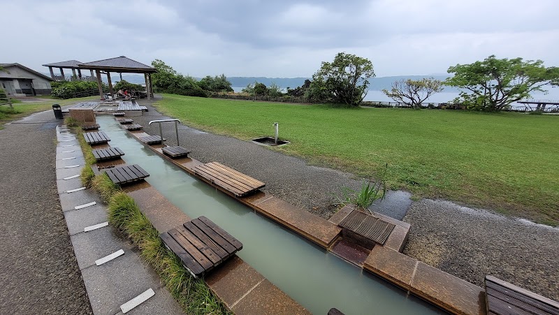 사쿠라지마 용암 나기사 공원 족욕탕